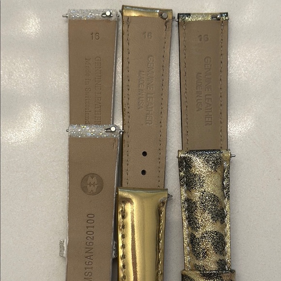 Set of Three Glitter and Metallic Watch Bands - Picture 3 of 4